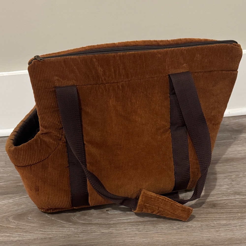 Corduroy Pet Carrier - Picture 4 of 13